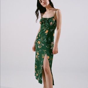 UO April tie-back slip dress XS